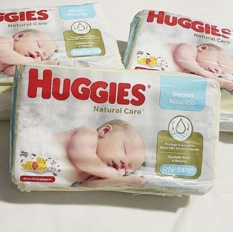 Huggies Natural Care Rn Fralda Rec M Nascido Unidades Em Promo O