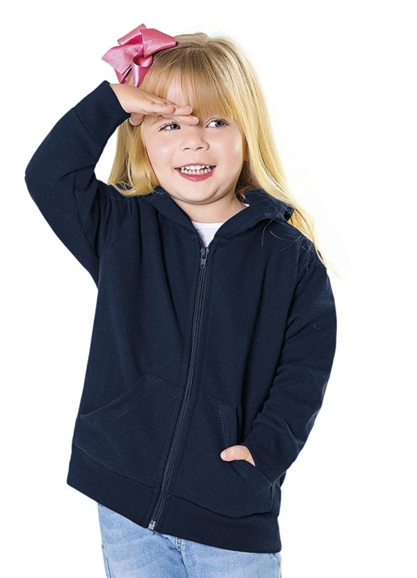 Fakini Kids – Jaqueta com Capuz Azul Every Day