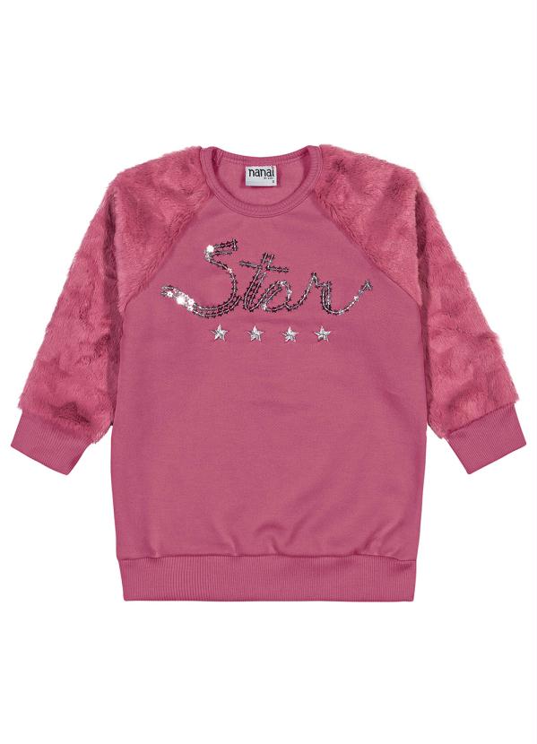Nanai – Casaco Infantil Rosa Nanai