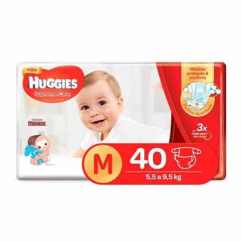 Fralda Huggies Turma Da Monica Supreme Care Mega M – 40 Unidades é boa?