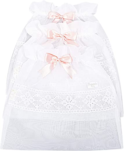Saquinho de Maternidade, 3 Pecas, Batistela Baby, Rosa Saquinho de Maternidade, 3 Pecas, Batistela Baby, Rosa