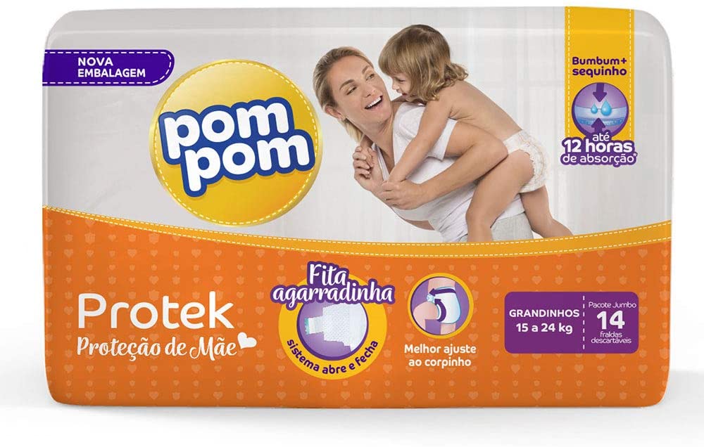 5 Fraldas pom pom mais baratas 5 Fraldas pom pom mais baratas