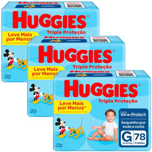 5 Fraldas huggies mais baratas