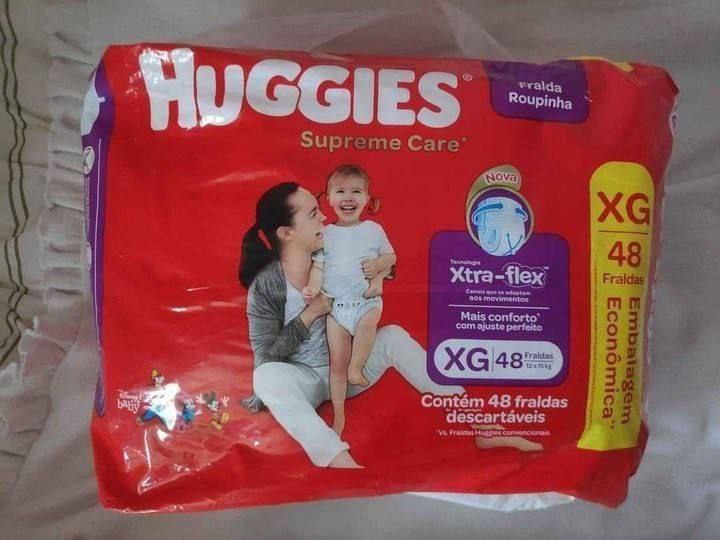 Fralda Huggies Supreme Care Roupinha XG - 48 fraldas Fralda Huggies Supreme Care Roupinha XG - 48 fraldas