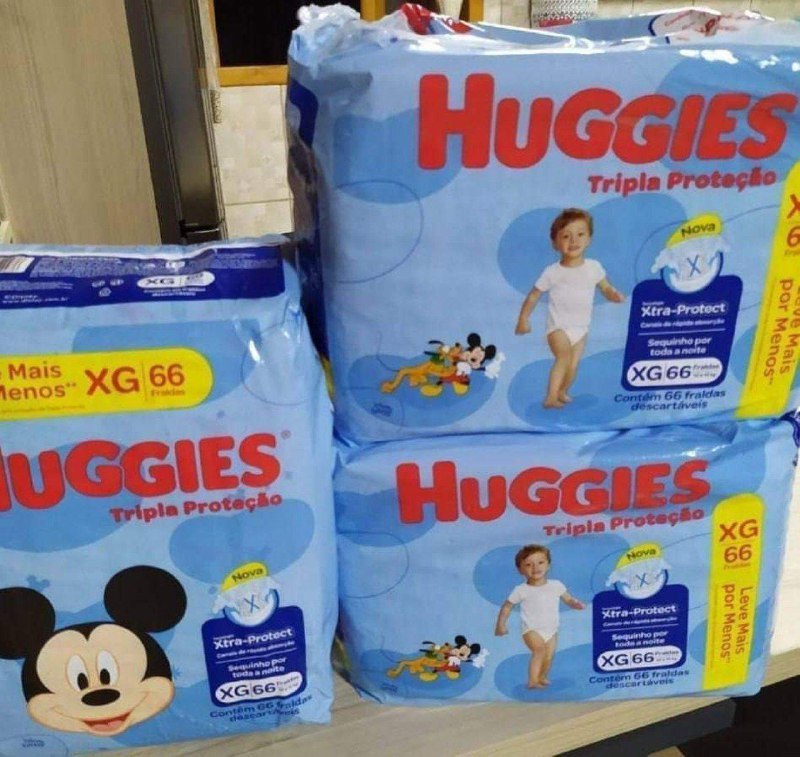 Fralda Huggies Tripla Proteção (M e XG)