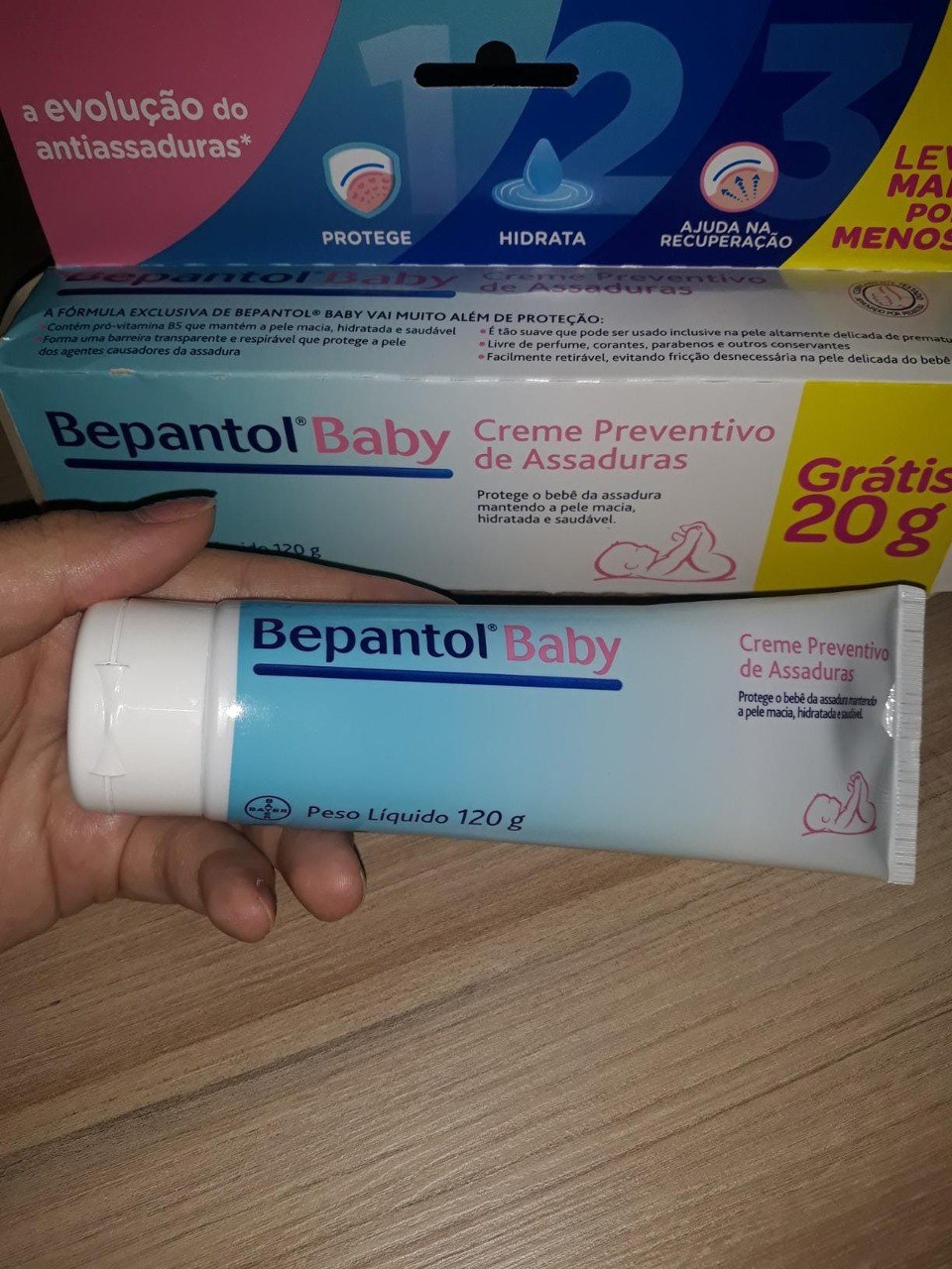 Bepantol Baby Creme Preventivo de Assaduras Para Bebês, Bepantol, 120G