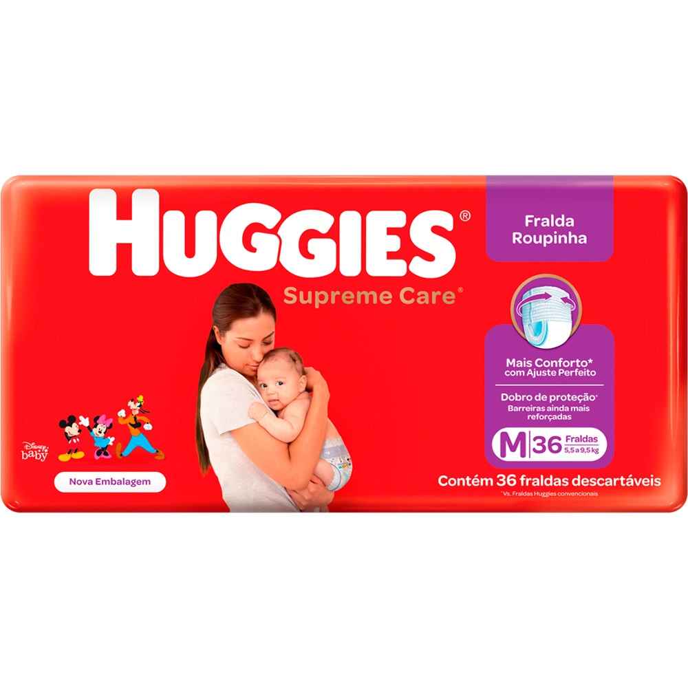 Fralda Huggies Supreme Care Roupinha Fralda Huggies Supreme Care Roupinha