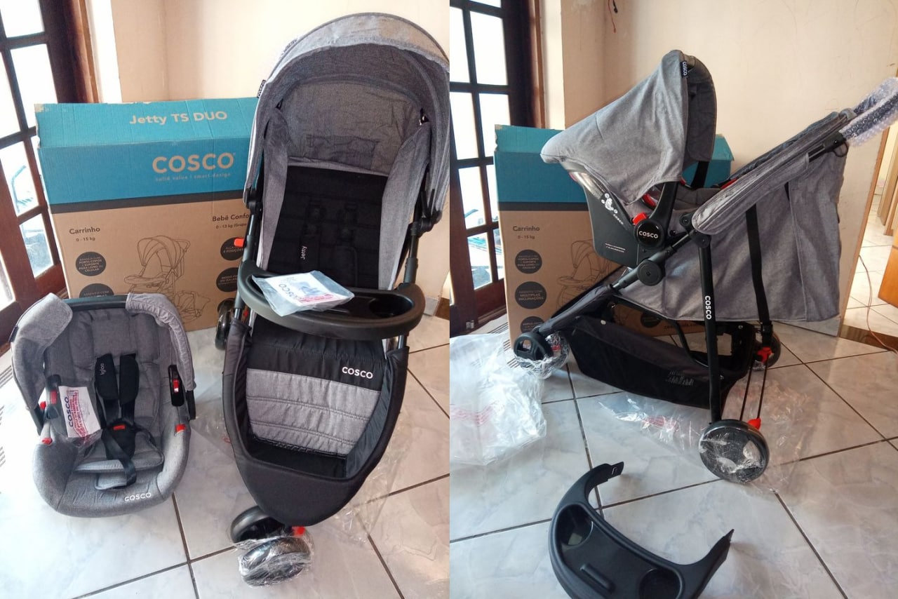 Carrinho Travel System + Bebê Conforto Jetty Duo Cosco Carrinho Travel System + Bebê Conforto Jetty Duo Cosco
