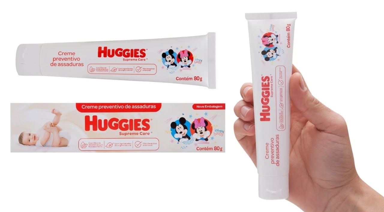 Creme Preventivo de Assaduras Huggies Supreme Care 80g