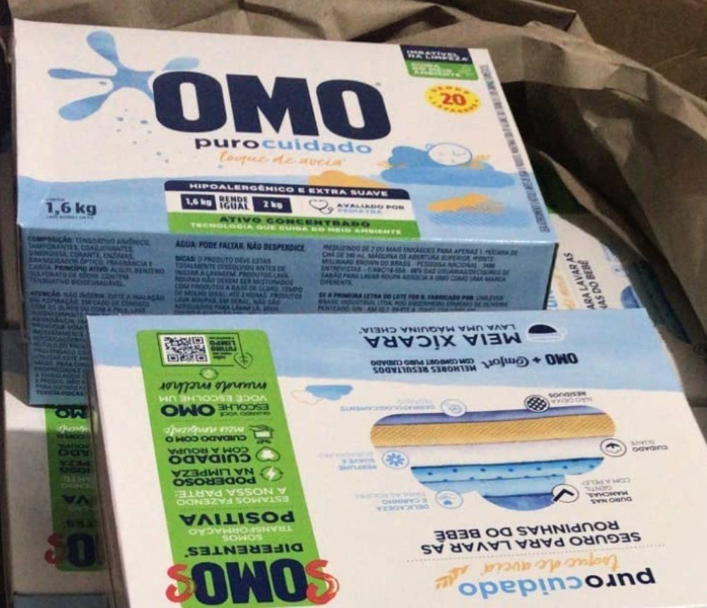 Sabão em Pó Omo Puro Cuidado 1.6kg