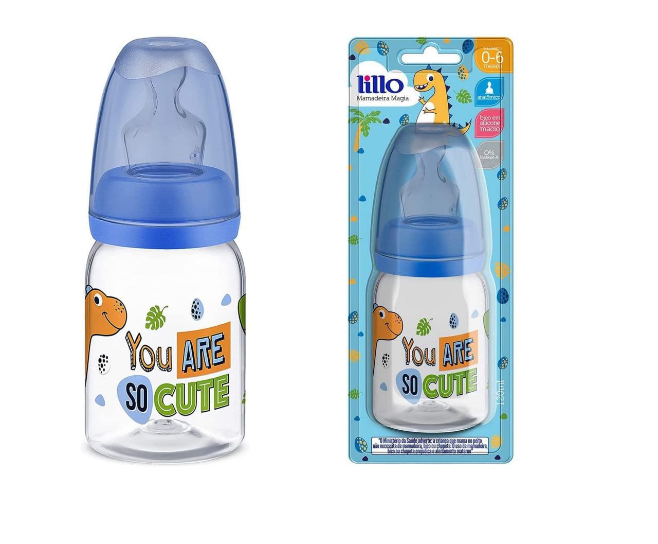Mamadeira Magia Silicone 240ml Tam 2 Lillo