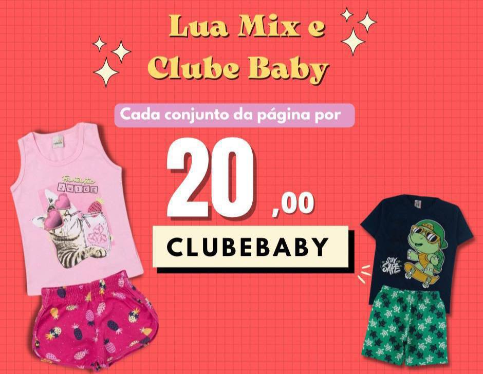 Conjunto infantil na LuaMix