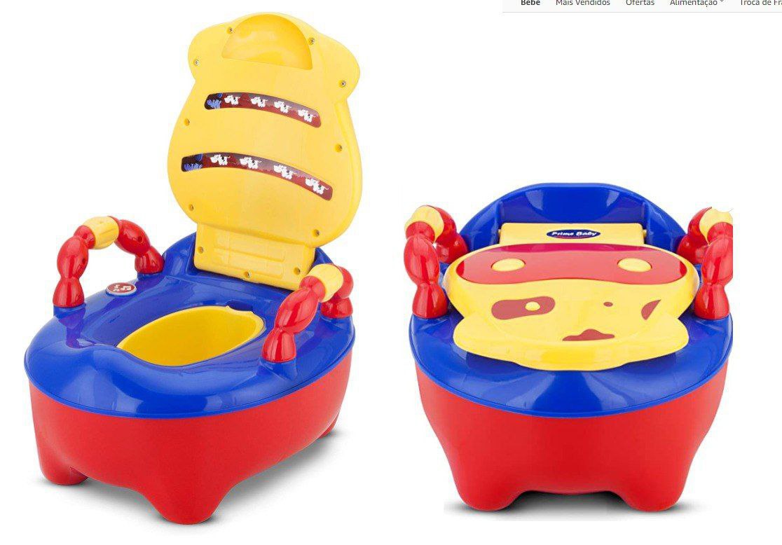 Troninho Infantil Fazenda Musical, Prime Baby, Multicor