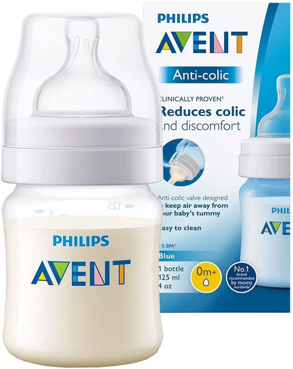 Mamadeira Anti-colic Transparente 125ml, Philips Avent