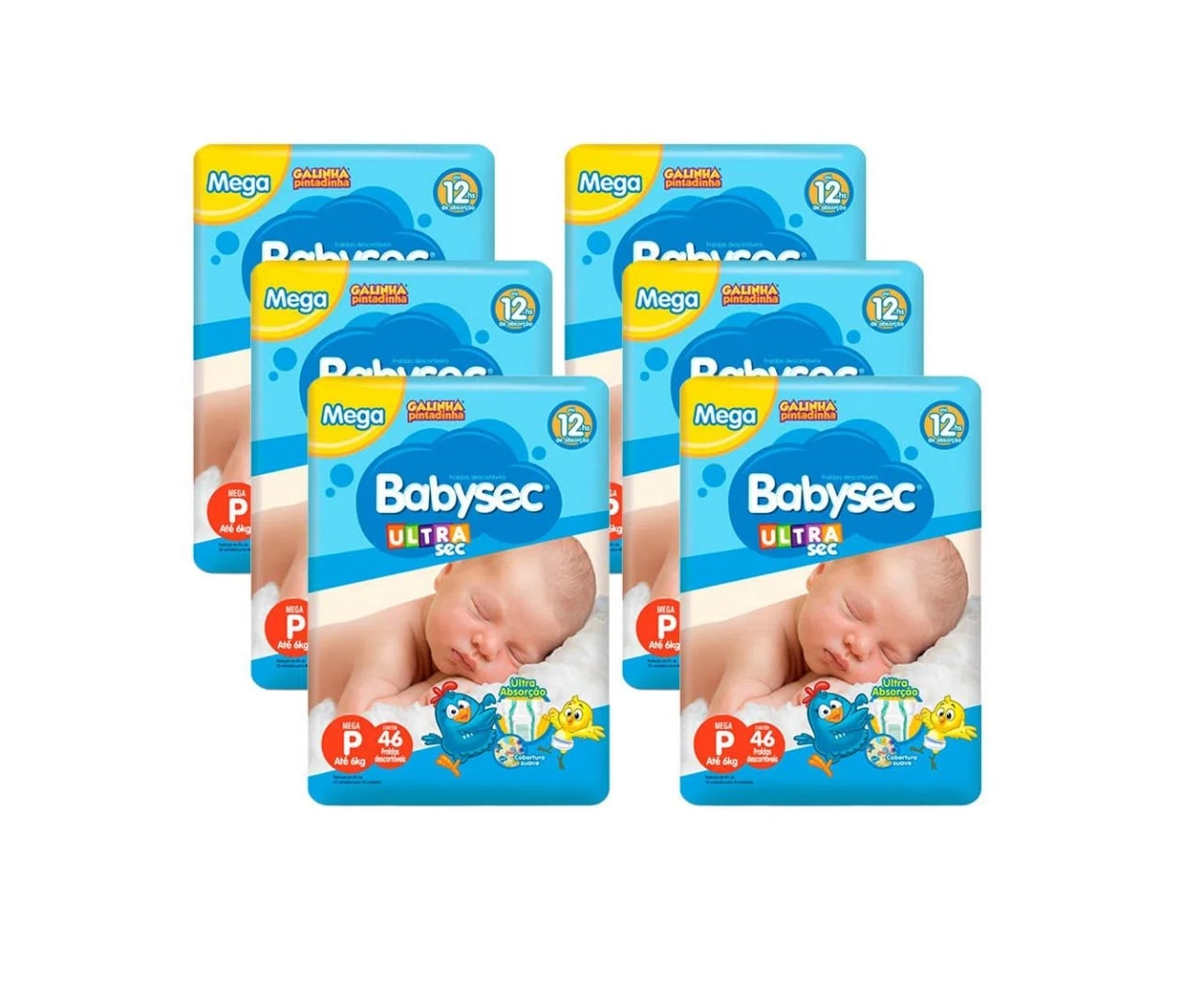 Fralda Babysec Ultrasec P 276 Unidades