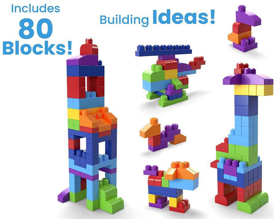 Mattel, Mega Bloks Sacola de 80 Blocos