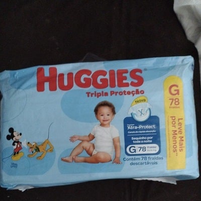 Fralda Huggies Tripla Proteção Xg - 66 Fraldas