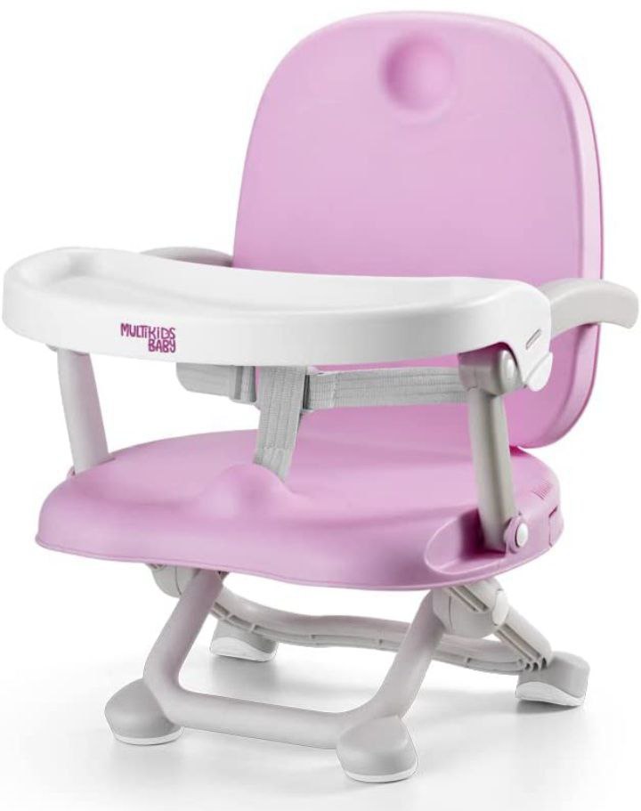 Assento Elevatório para Refeição Peanuts 6M-15Kgs Rosa Multikids Baby – BB108