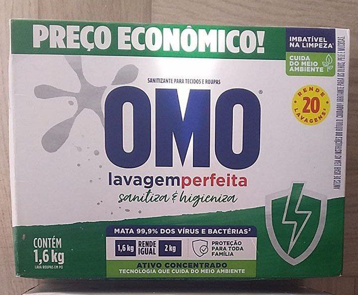 VERSÃO SANITIZA & HIGIENIZA, OMO 1,6KG ‼️