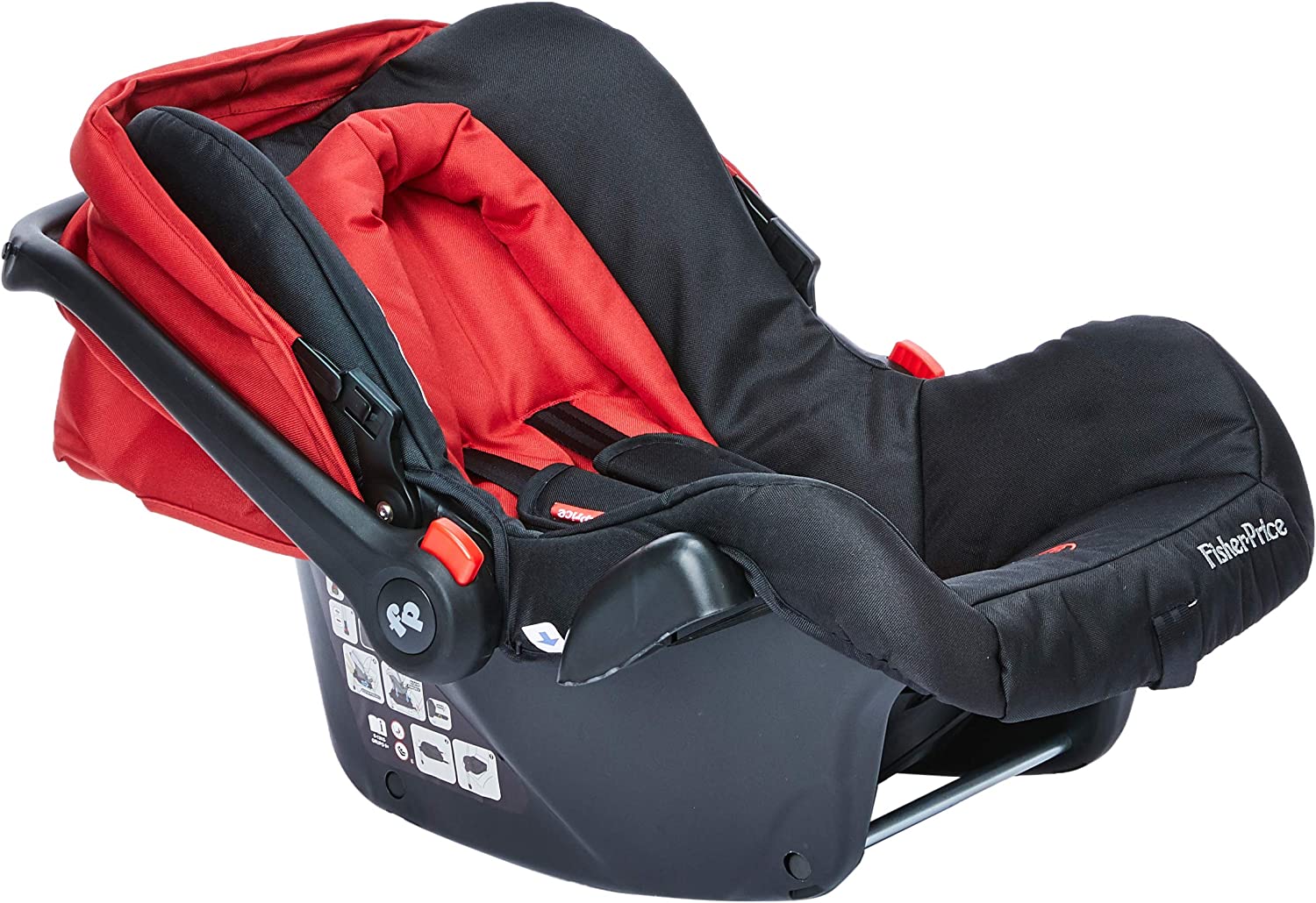 😍 Bebê Conforto Heritage Fix 0-13Kg Fisher Price Vermelho- BB566