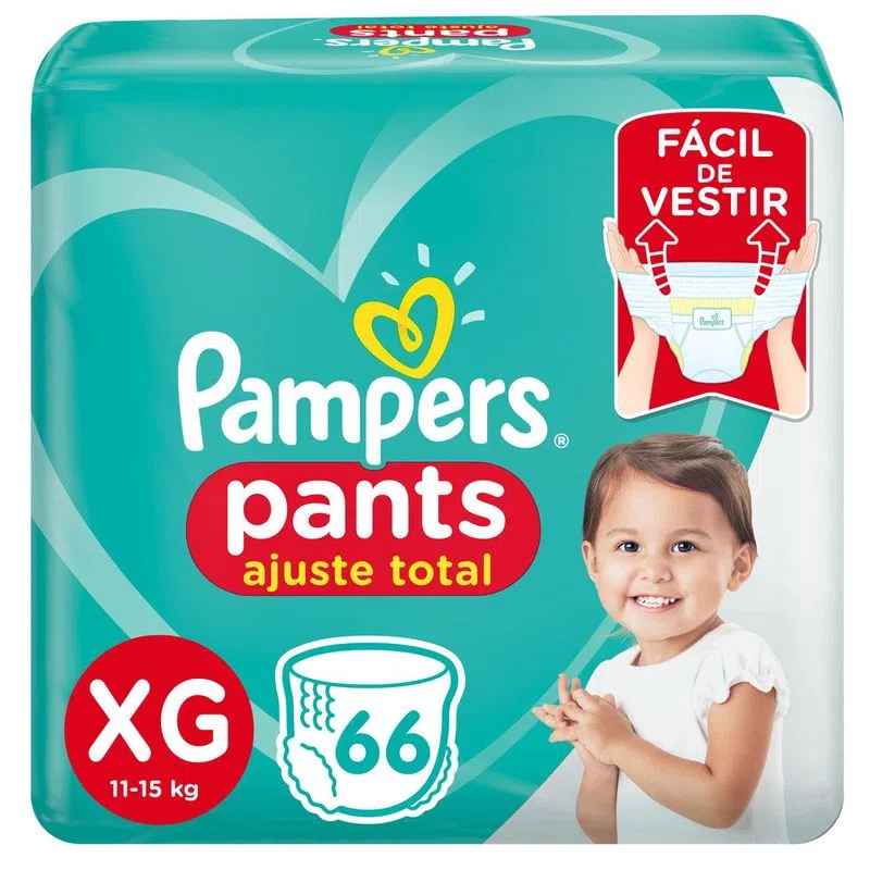Fralda Pampers Pants Ajuste Total