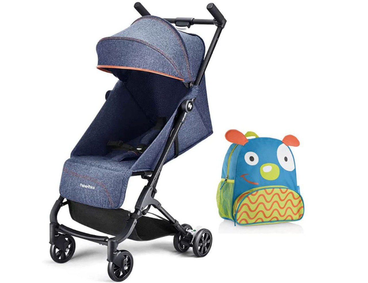 Carrinho Compacto Nano Jeans (0-15 Kgs) Fisher Price - BB549