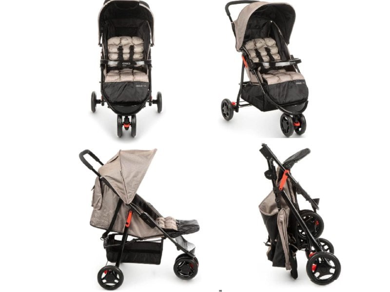 Carrinho de Bebê Toffy, Cosco, Bege