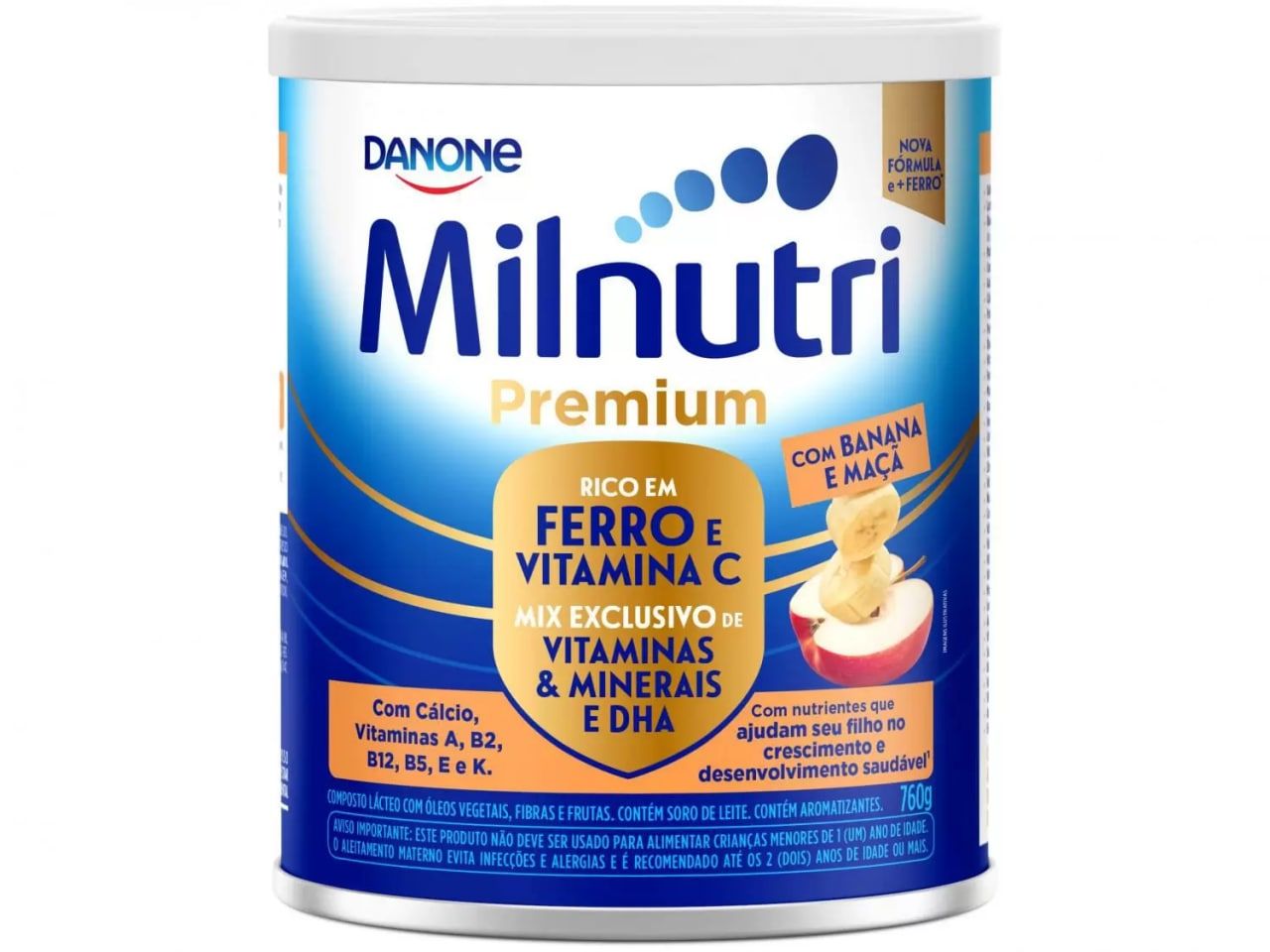 Composto Lácteo Milnutri Premium Vitamina de Frutas 760g