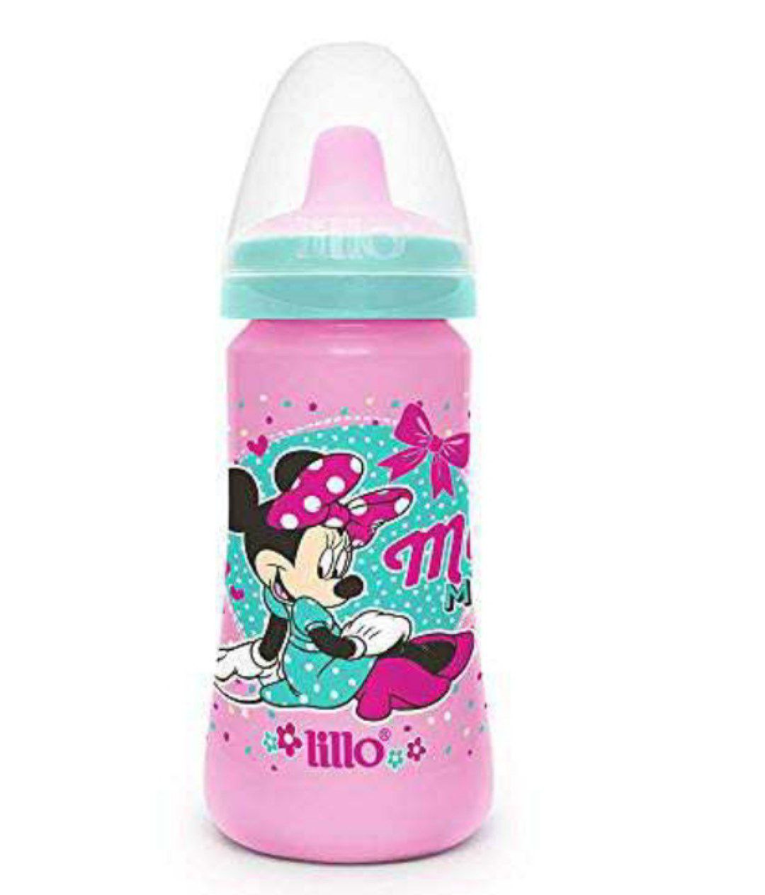 Copo Colors Disney com Bico em TPE - Lillo, Rosa