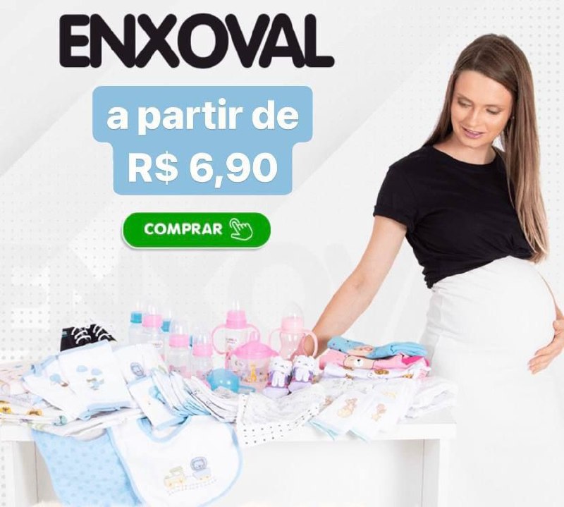 Foi aqui que pediram Enxoval no precinho? 🤔 Confira abaixo uma lista especial a partir de R$ 6,90 😳