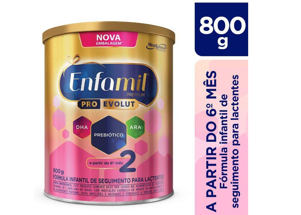 Fórmula Infantil Enfamil Premium 2 800gr, Enfamil, 800 G