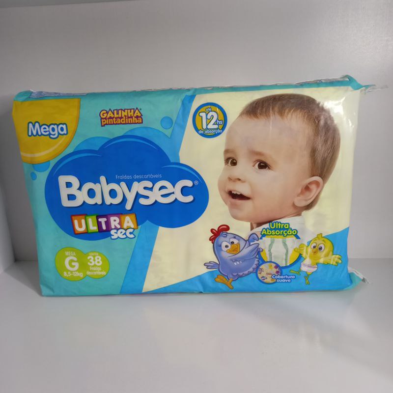 Fralda Babysec UltraSec Galinha Pintadinha
