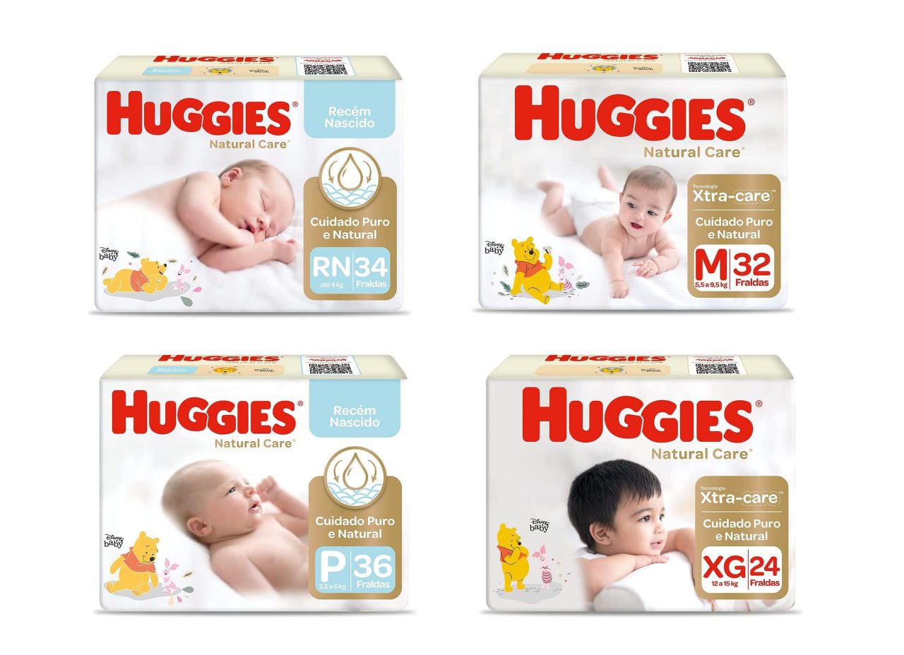 Fralda Huggies Natural Care