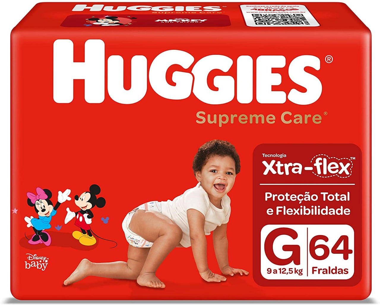 Fralda Huggies Supreme Care G - 64 Fraldas