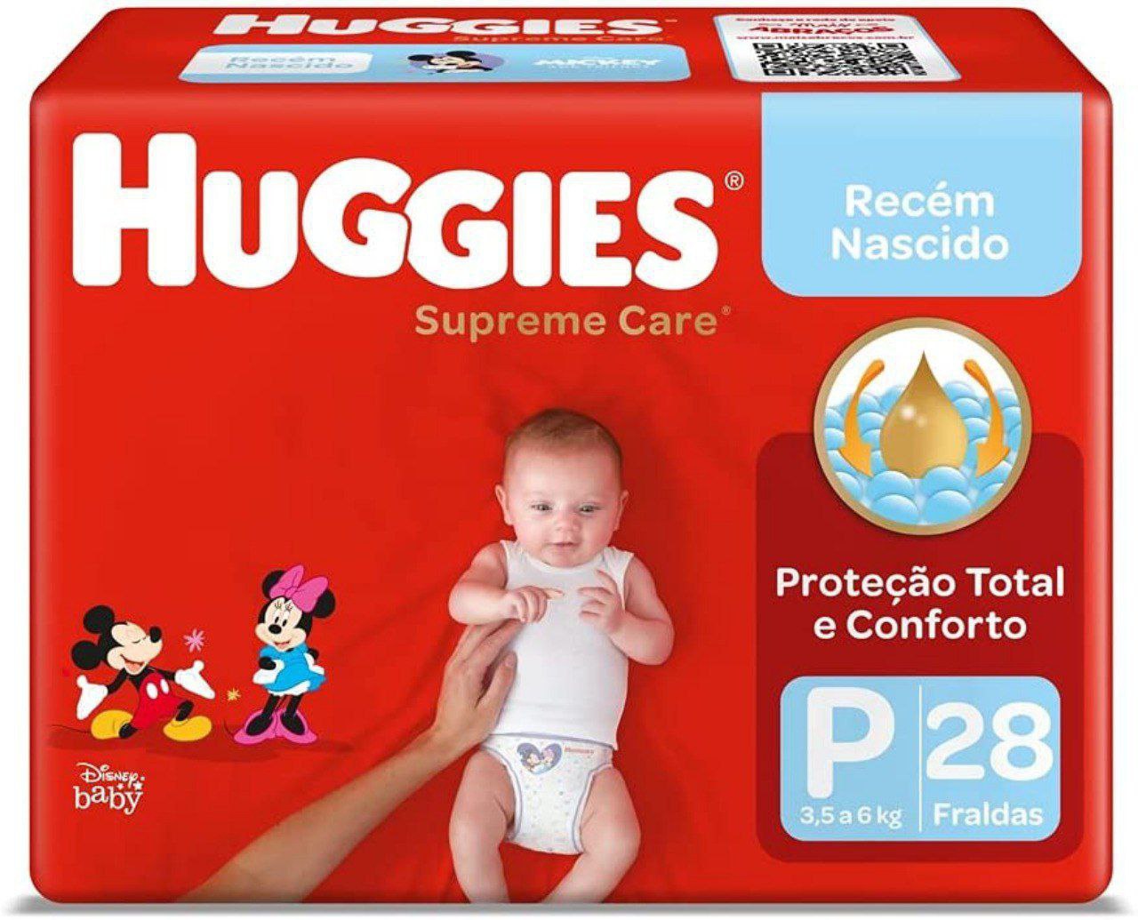 Fralda Huggies Supreme Care P - 28 Fraldas*