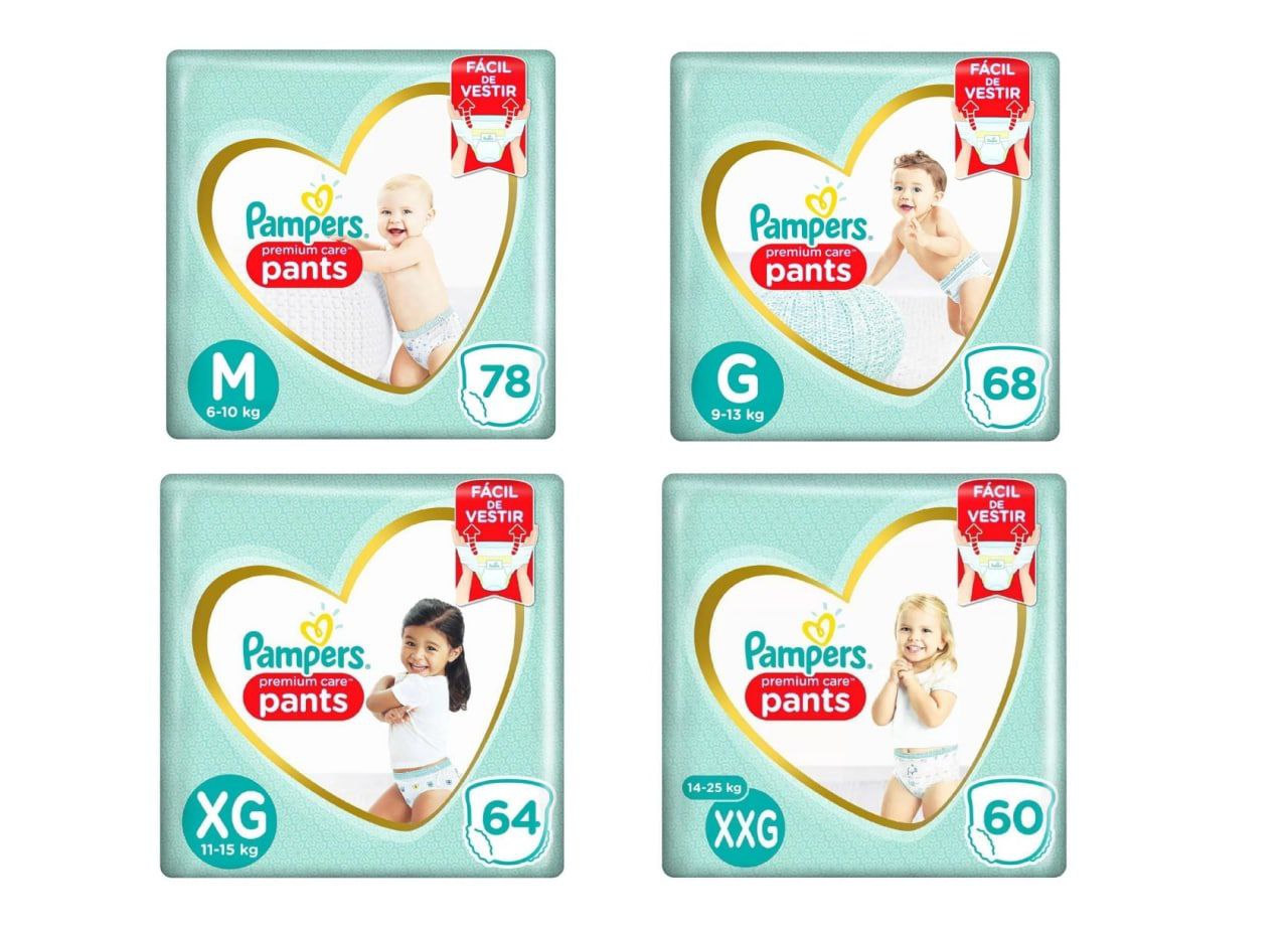 Fralda Pampers Premium Care Pants Em Promoção No Mamãe Pechincha