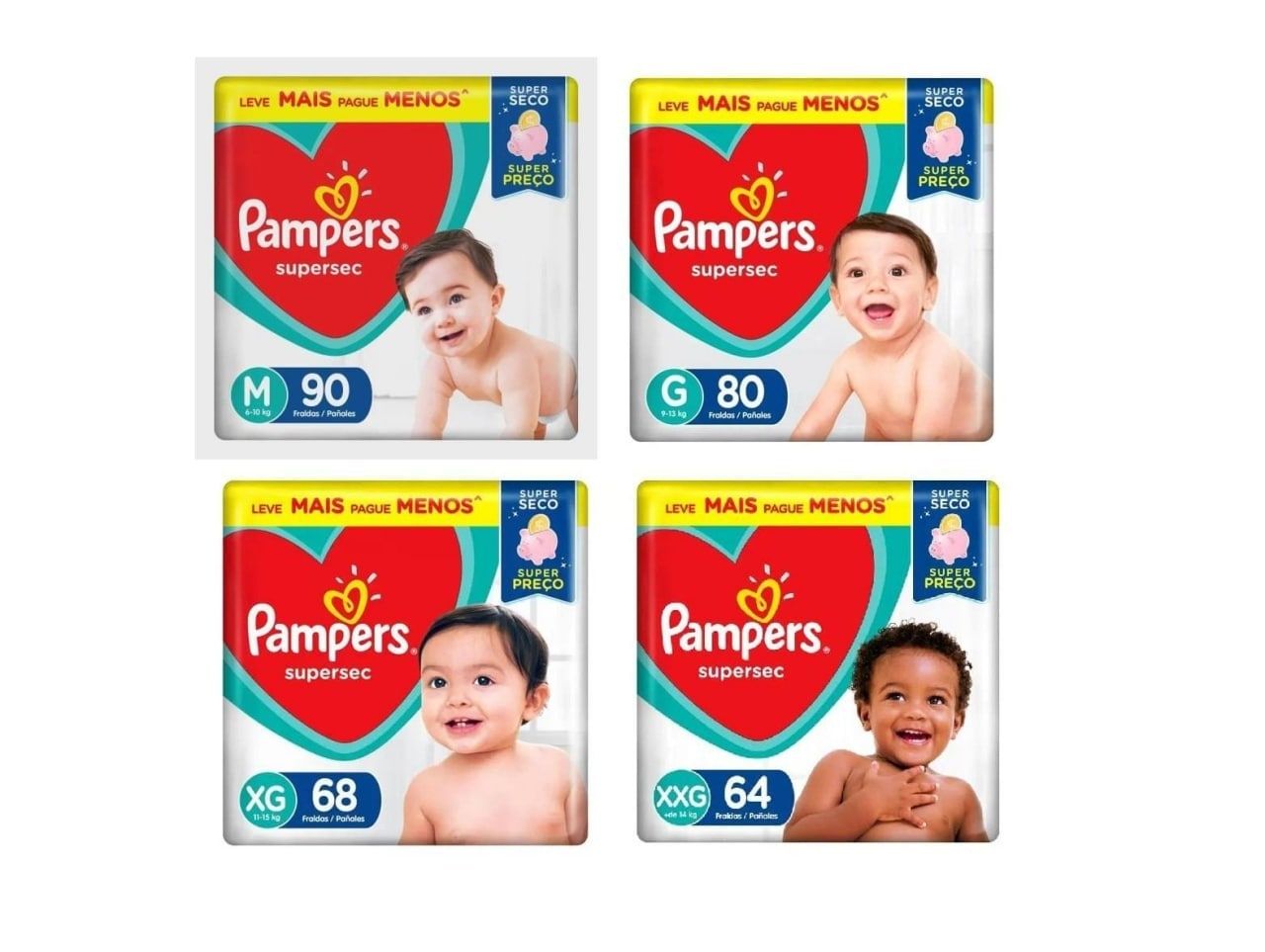 Fralda Pampers Supersec