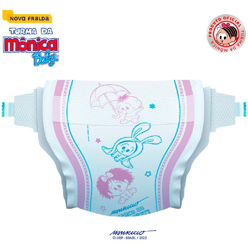 Fralda Turma da Mônica Baby Jumbo