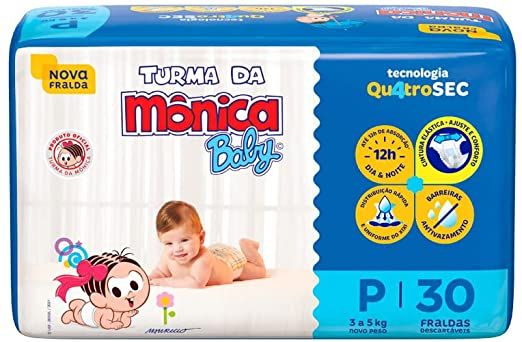 😍 Fralda Turma da Monica Baby Jumbo