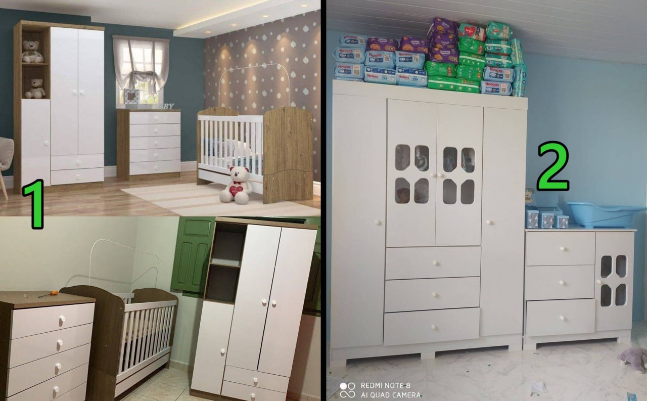 QUARTO INFANTIL, 2 OPÇÕES👇 #CasasBahia