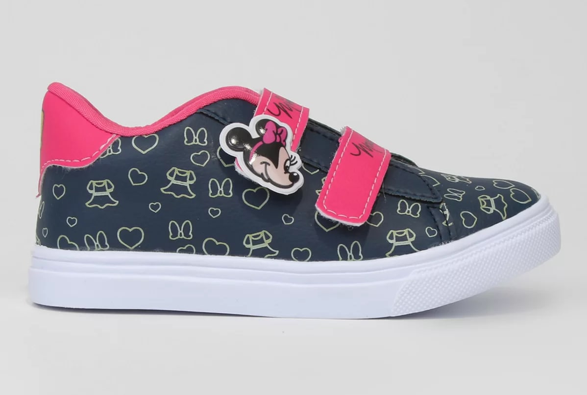 Tênis Disney Minnie Cano Baixo (20 ao 27)