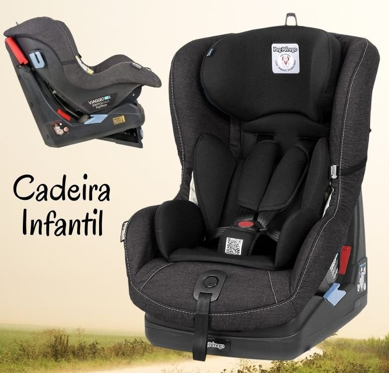 Cadeira Viaggio 0+1 Switchable, Peg Perego, Denim Black*