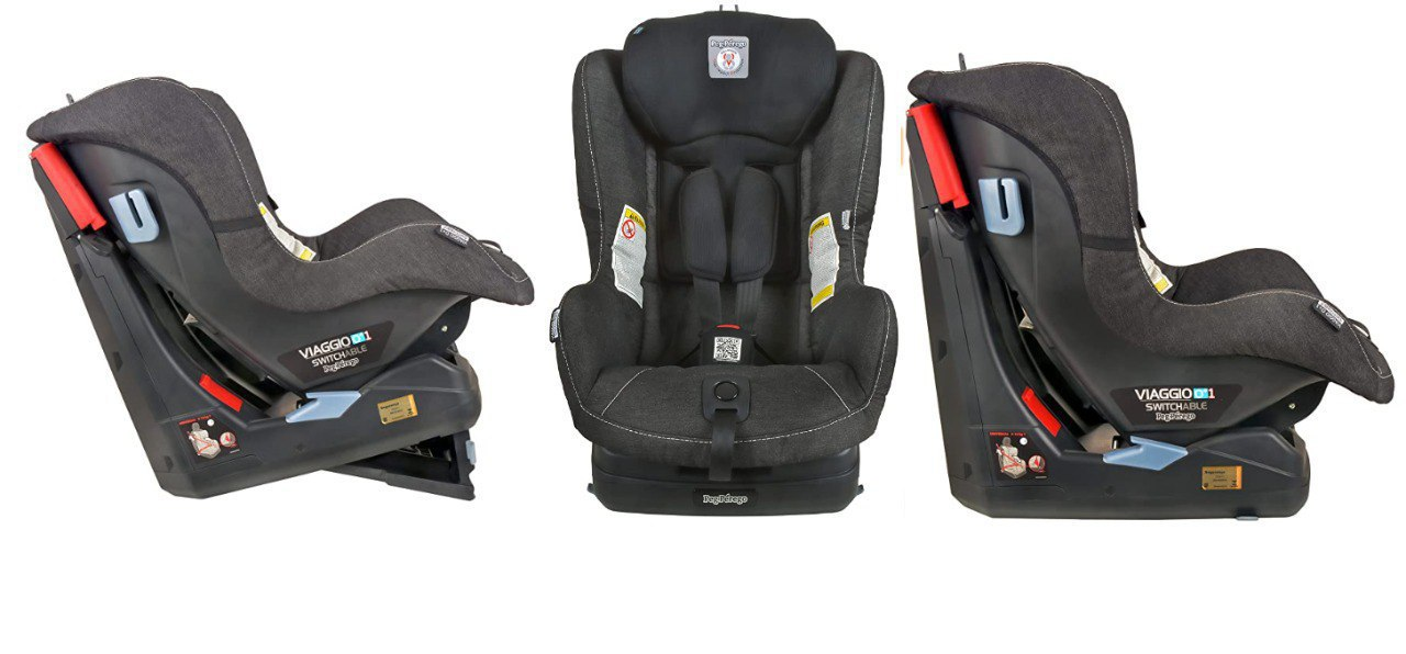 Cadeira Viaggio 0+1 Switchable, Peg Perego, Denim Black