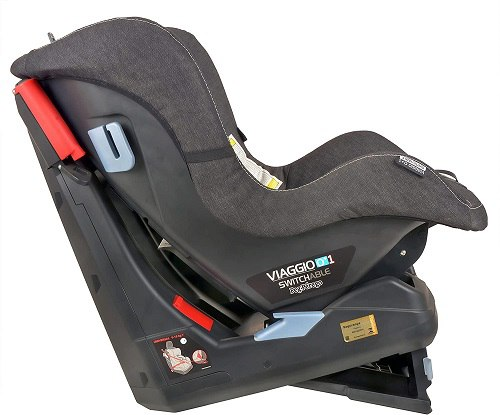 Cadeira Viaggio 0+1 Switchable, Peg Perego, Denim Black