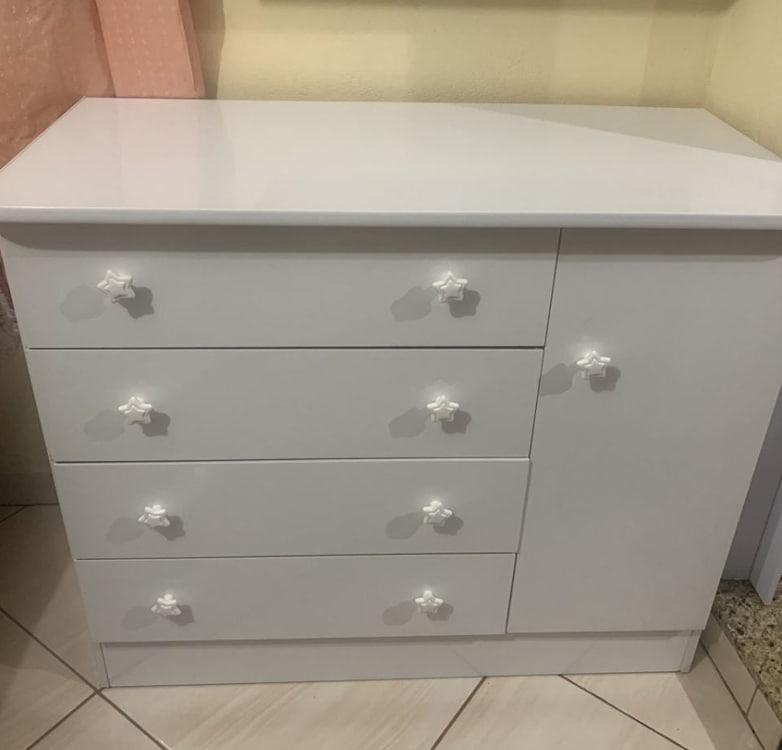 🥰 Cômoda infantil! 1 portas e 4 gavetas!‼️ #Magalu