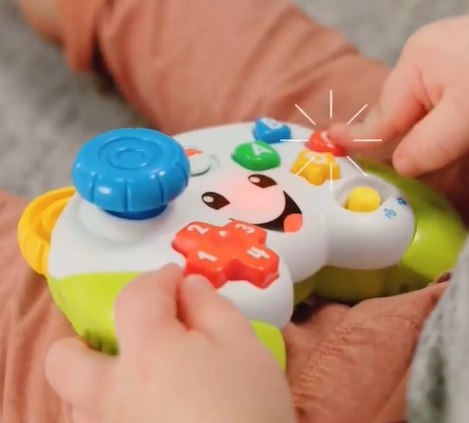 Controle Videogame, Fisher Price, Mattel