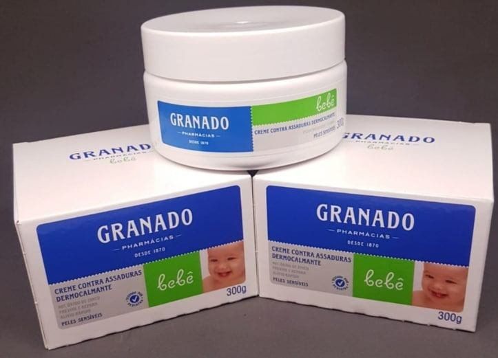 Creme Assaduras Dermocalmante Bebe Pele Sensíveis, Granado, 300g