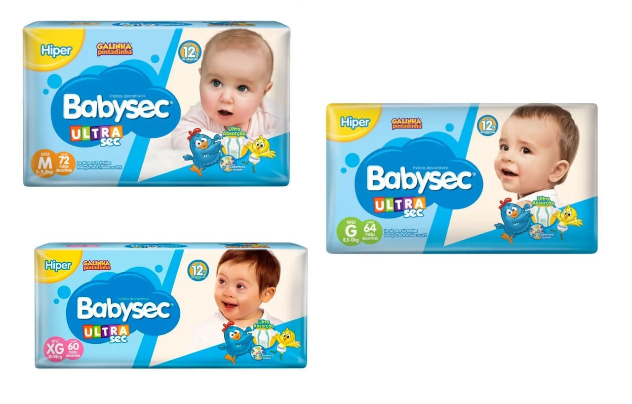 Fralda Babysec Ultrasec Hiper