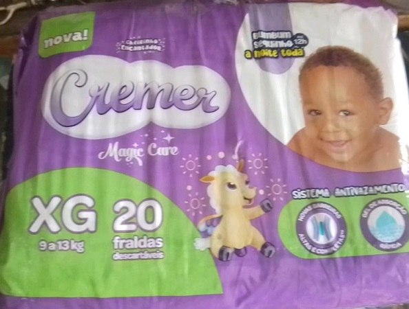 Fralda Cremer Disney, XG com 20