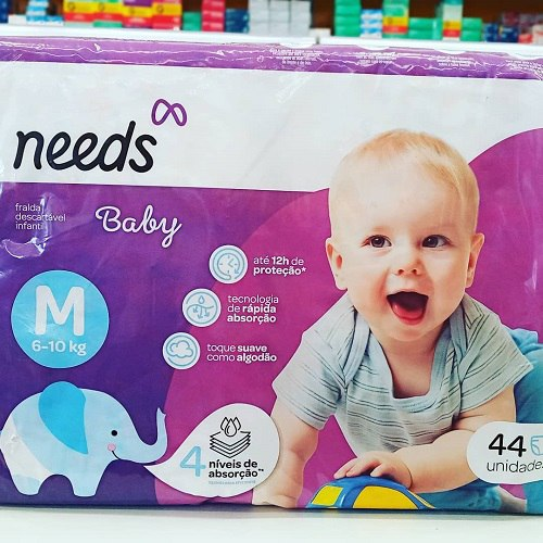 Fralda Descartável Infantil Needs Baby